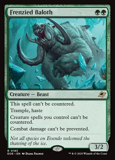 Frenzied Baloth, Magic card EOE 183 — Edge of Eternities set