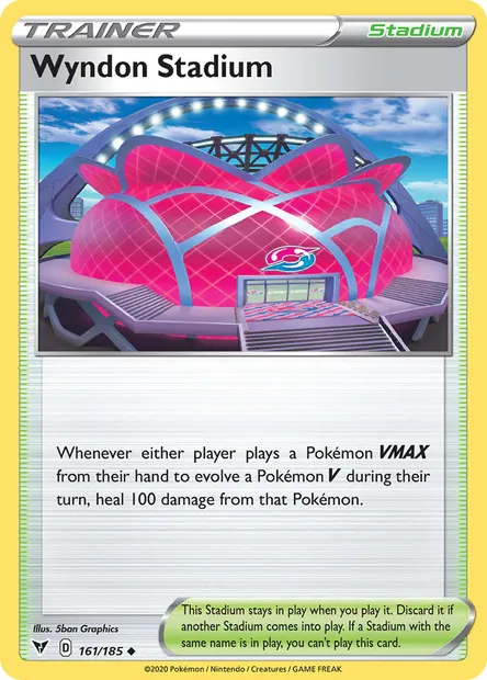 Wyndon Stadium, Pokémon card VIV 161 — Vivid Voltage set
