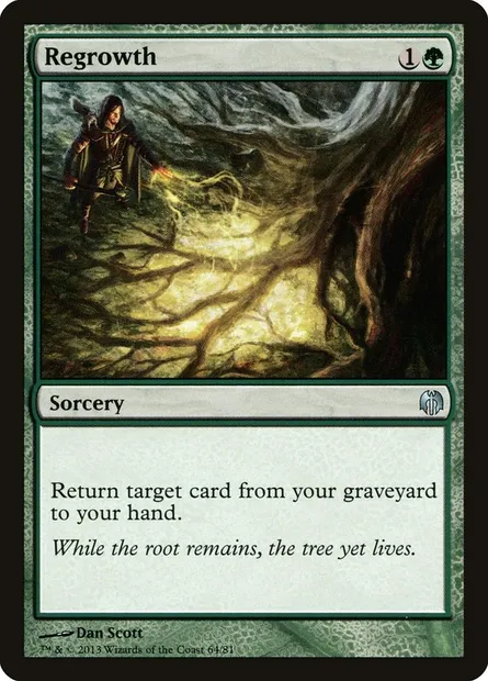 Réapparition, carte Magic DDL 64 — extension Duel Decks: Heroes vs. Monsters