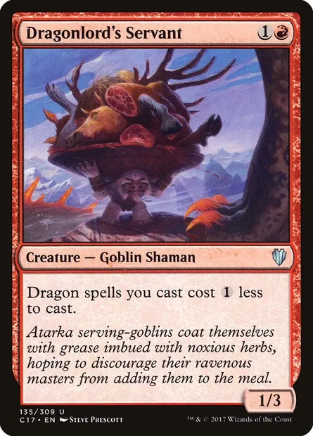Dragonlord's Servant, Magic card C17 135 — Commander 2017 set