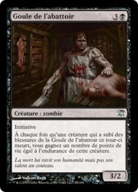 Goule de l'abattoir, carte Magic ISD 85 — extension Innistrad