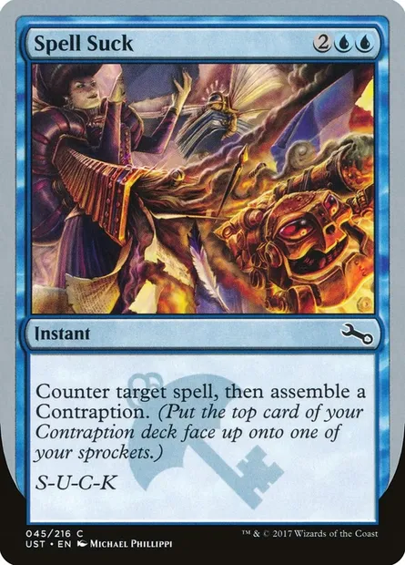 Spell Suck, Magic card UST 45 — Unstable set
