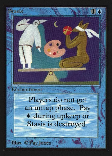 Stasis, Magic card CED 81 — Collectors' Edition set