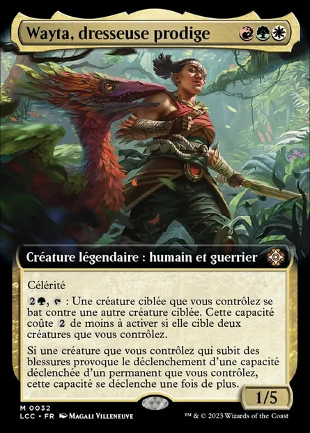Wayta, dresseuse prodige, carte Magic LCC 32 — extension The Lost Caverns of Ixalan Commander