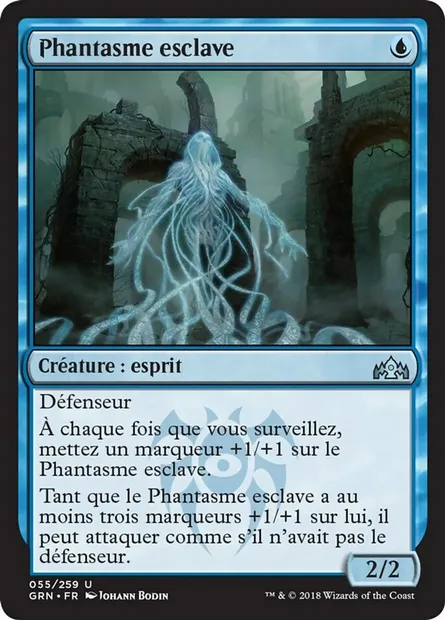 Phantasme esclave, carte Magic GRN 55 — extension Les Guildes de Ravnica