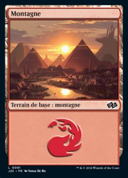 Montagne, carte Magic J25 91 — extension Foundations Jumpstart