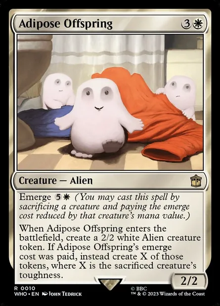Adipose Offspring, Magic card WHO 10 — Doctor Who set