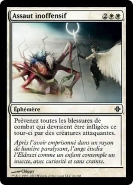 Assaut inoffensif, carte Magic ROE 24 — extension L'ascension des Eldrazi