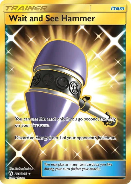 Wait and See Hammer, Pokémon card LOT 236 — Lost Thunder set