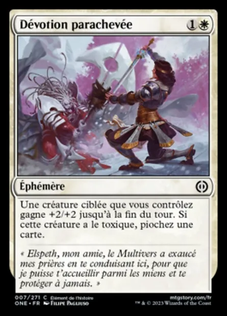 Dévotion parachevée, carte Magic ONE 7 — extension Tous Phyrexians