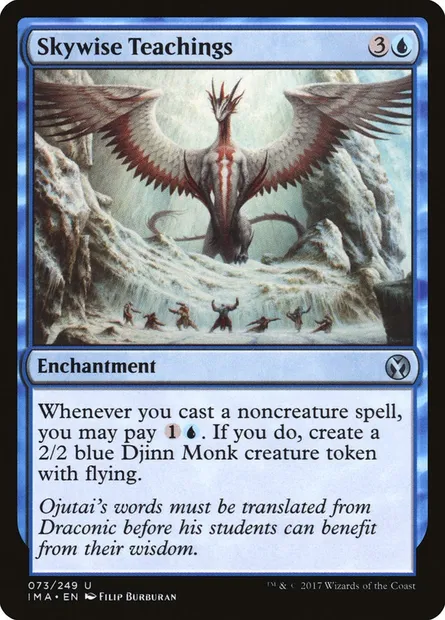 Skywise Teachings, Magic card IMA 73 — Iconic Masters set