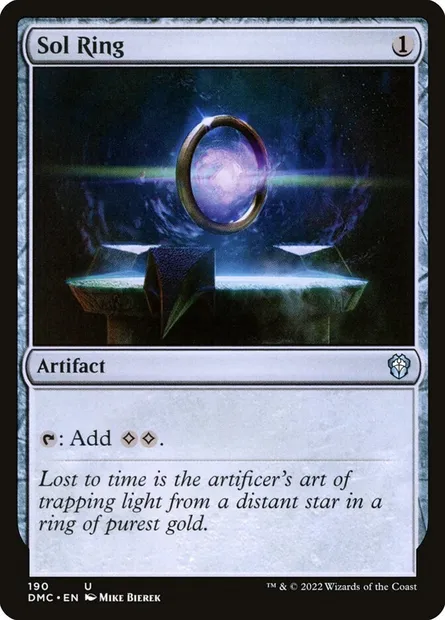 Sol Ring, Magic card DMC 190 — Dominaria United Commander set