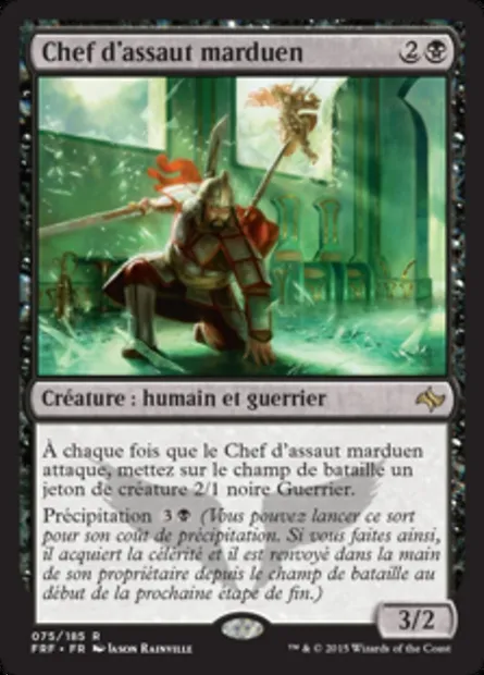 Chef d'assaut marduen, carte Magic FRF 75 — extension Destin reforgé