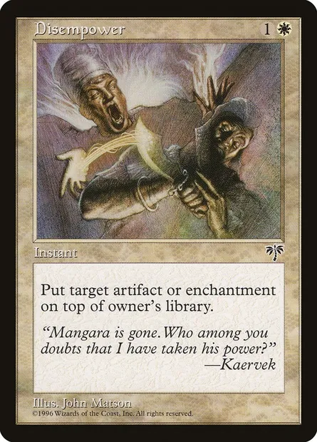 Ademption, carte Magic MIR 9 — extension Mirage