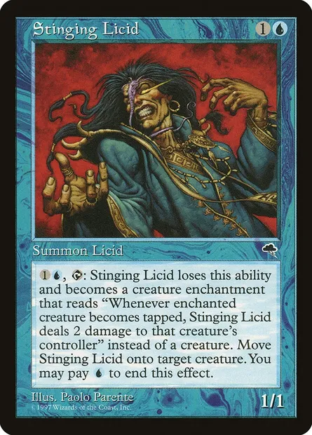 Stinging Licid, Magic card TMP 91 — Tempest set