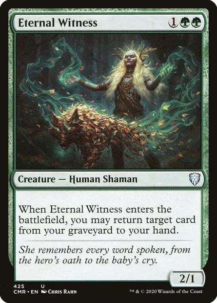 Eternal Witness, Magic card CMR 425 — Commander Legends set