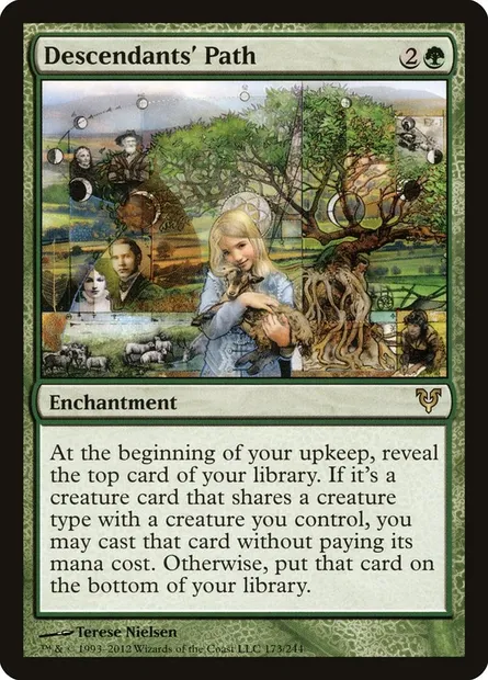 Descendants' Path, Magic card AVR 173 — Avacyn Restored set