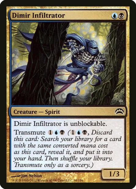 Dimir Infiltrator, Magic card PC2 86 — Planechase 2012 set