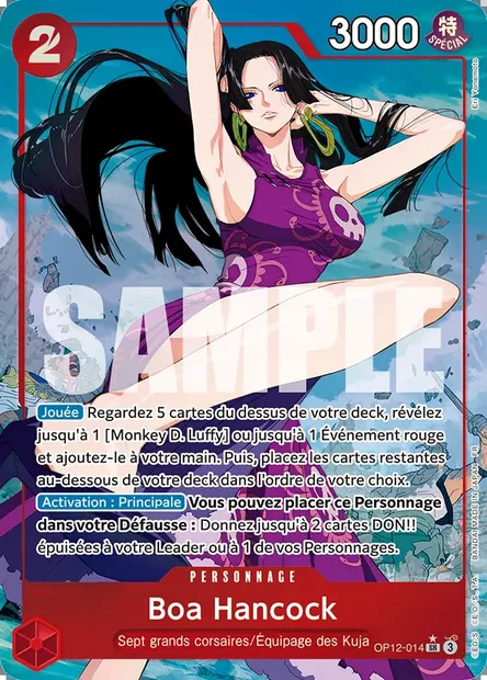 Boa Hancock, carte One Piece OP12-014 — extension L'HÉRITAGE DU MAÎTRE