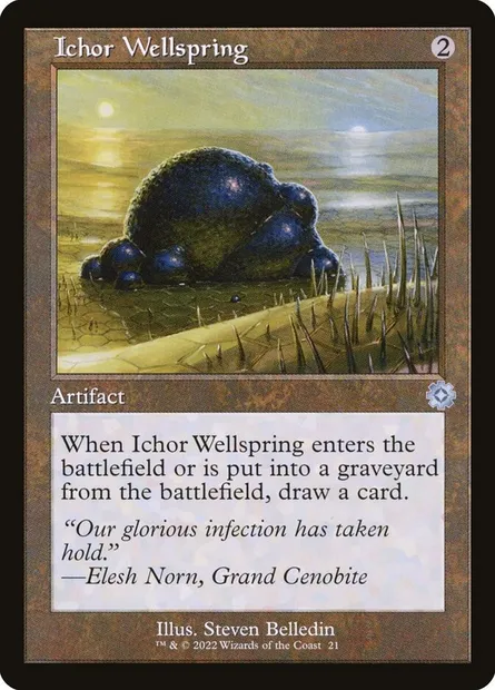 Ichor Wellspring, Magic card BRR 21 — The Brothers' War Retro Artifacts set