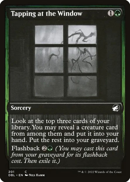 Tapping at the Window, Magic card DBL 201 — Innistrad: Double Feature set
