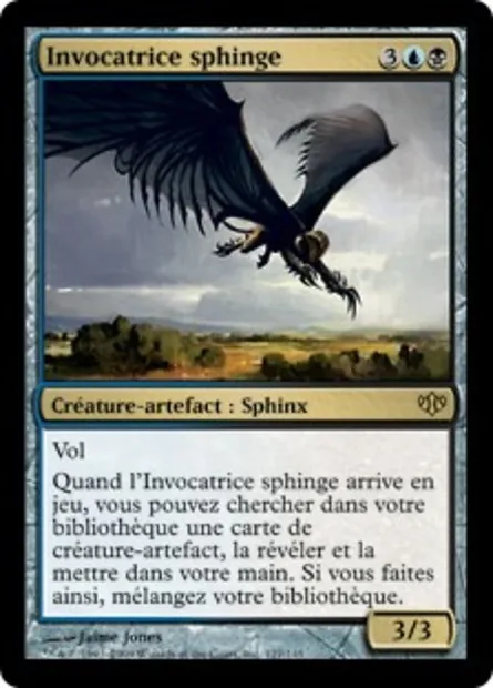 Invocatrice sphinge, carte Magic CON 127 — extension Conflux