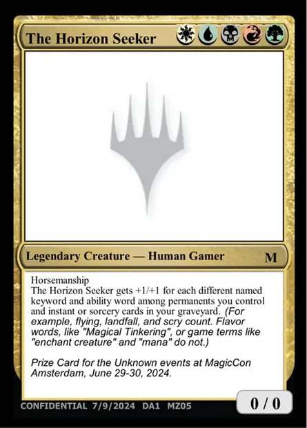 The Horizon Seeker, Magic card UNK MZ05 — Unknown Event set