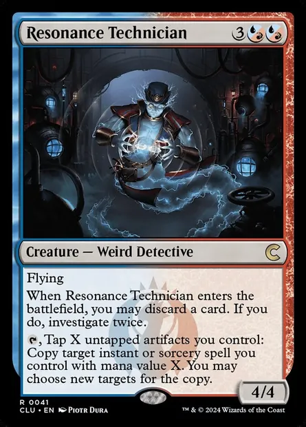 Resonance Technician, Magic card CLU 41 — Ravnica: Clue Edition set