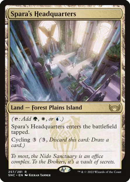 Spara's Headquarters, Magic card SNC 257 — Streets of New Capenna set