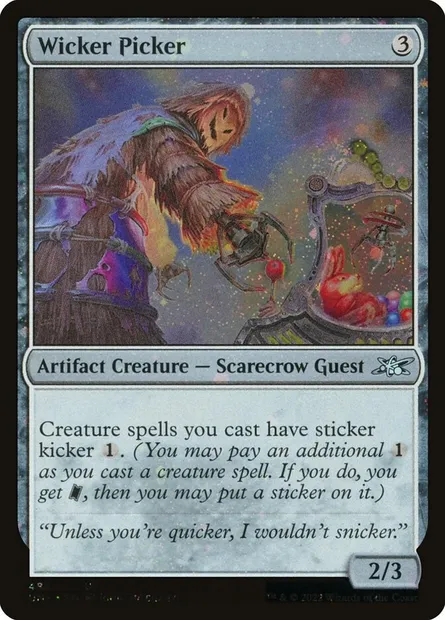 Wicker Picker, Magic card UNF 482 — Unfinity set