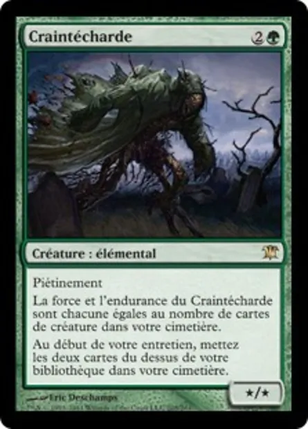 Craintécharde, carte Magic ISD 205 — extension Innistrad