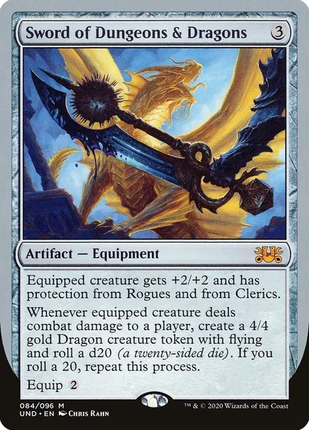 Sword of Dungeons & Dragons, carte Magic UND 84 — extension Unsanctioned
