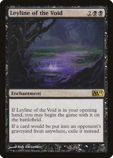 Leyline of the Void, Magic card M11 101 — Magic 2011 set