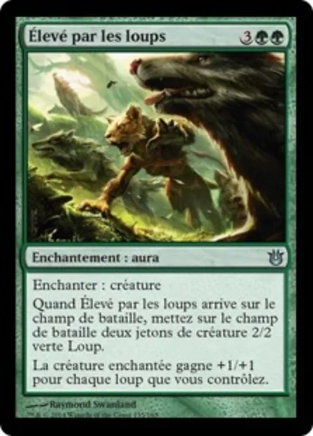 Élevé par les loups, carte Magic BNG 135 — extension Créations divines
