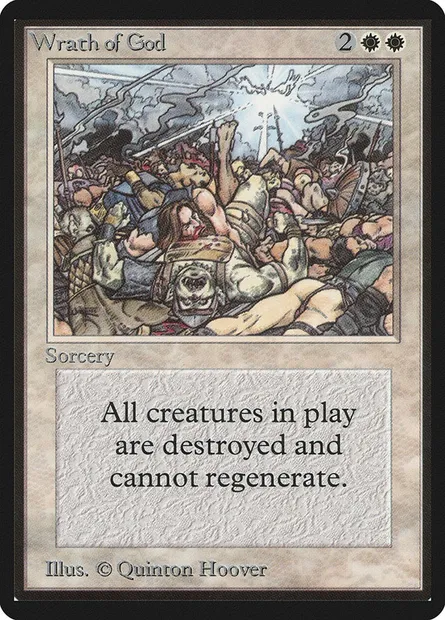 Wrath of God, Magic card LEB 46 — Limited Edition Beta set