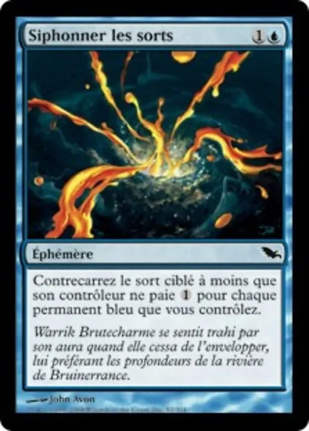 Siphonner les sorts, carte Magic SHM 52 — extension Sombrelande