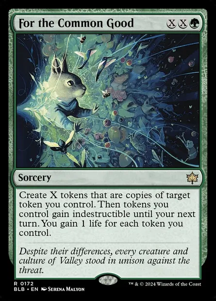 For the Common Good, Magic card BLB 172 — Bloomburrow set