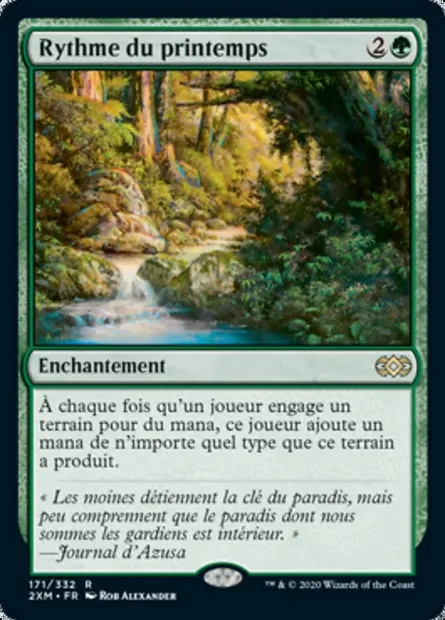 Rythme du printemps, carte Magic 2XM 171 — extension Double Masters