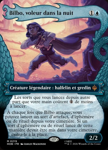 Bilbo, voleur dans la nuit, carte Magic HOB 219 — extension The Hobbit