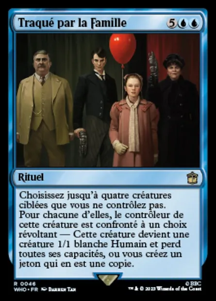 Traqué par la Famille, carte Magic WHO 46 — extension Doctor Who