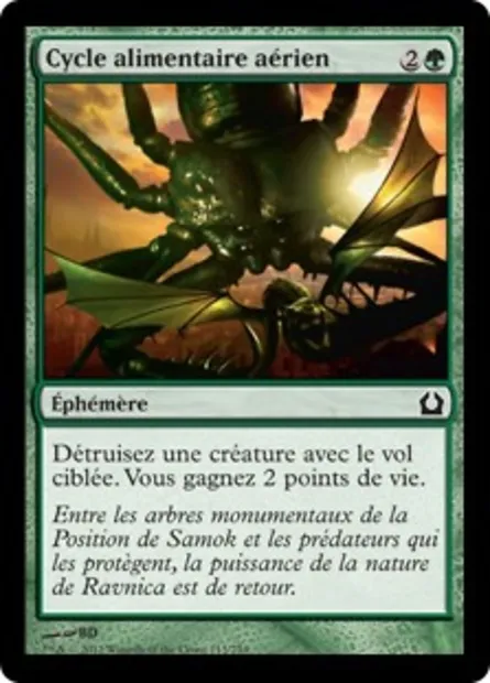 Cycle alimentaire aérien, carte Magic RTR 113 — extension Retour à Ravnica
