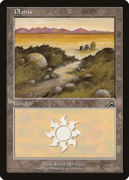 Plains, Magic card MMQ 331 — Mercadian Masques set