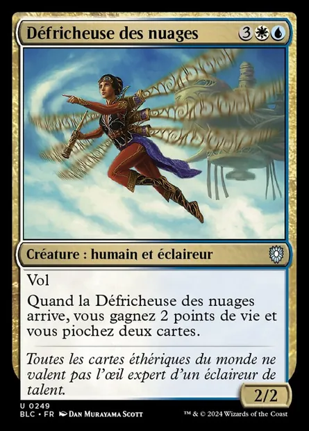 Défricheuse des nuages, carte Magic BLC 249 — extension Bloomburrow Commander
