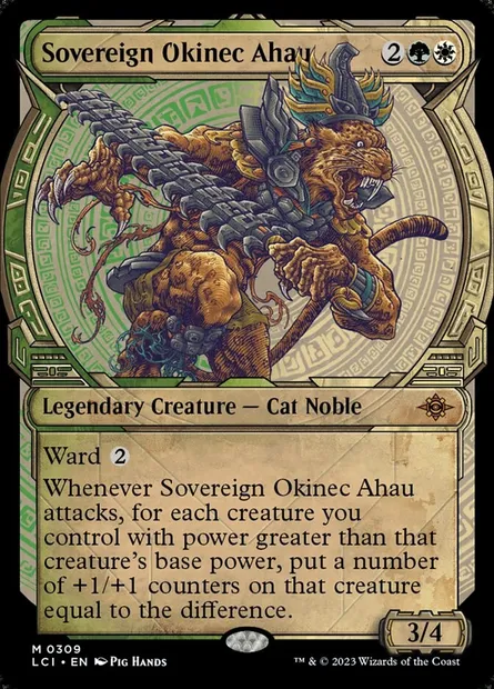 Sovereign Okinec Ahau, Magic card LCI 309 — The Lost Caverns of Ixalan set