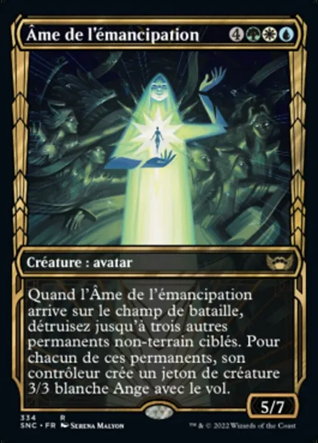 Âme de l'émancipation, carte Magic SNC 334 — extension Les rues de la Nouvelle-Capenna