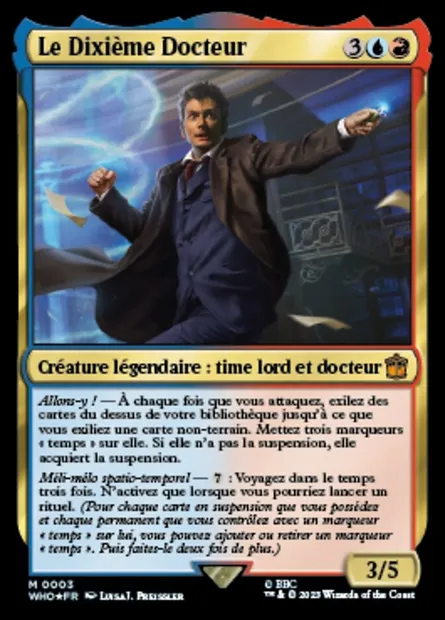 Le Dixième Docteur, carte Magic WHO 3 — extension Doctor Who