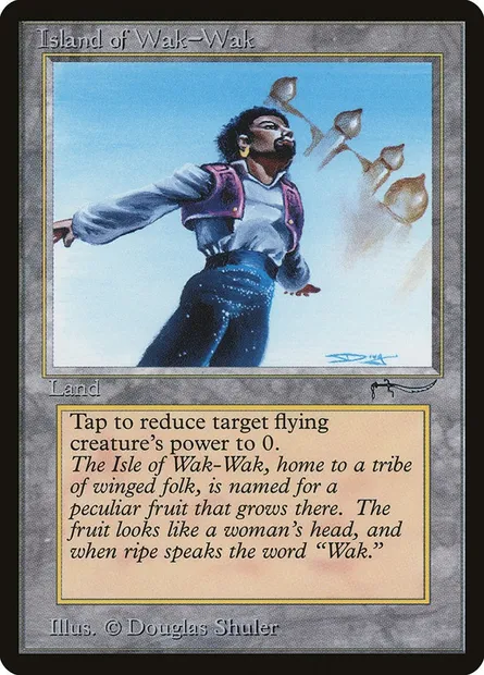 Island of Wak-Wak, carte Magic ARN 75 — extension Arabian Nights