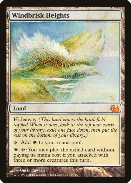 Windbrisk Heights, Magic card V12 15 — From the Vault: Realms set