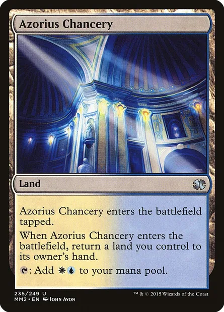 Azorius Chancery, Magic card MM2 235 — Modern Masters 2015 set