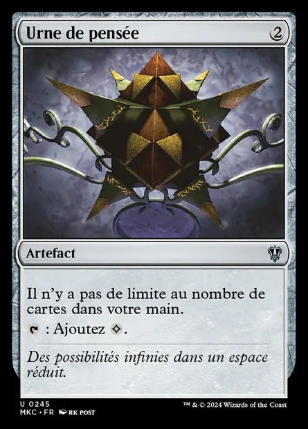 Urne de pensée, carte Magic MKC 245 — extension Murders at Karlov Manor Commander